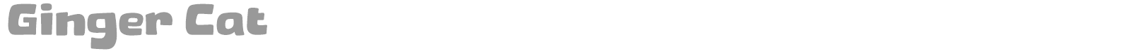 Ginger Cat font preview